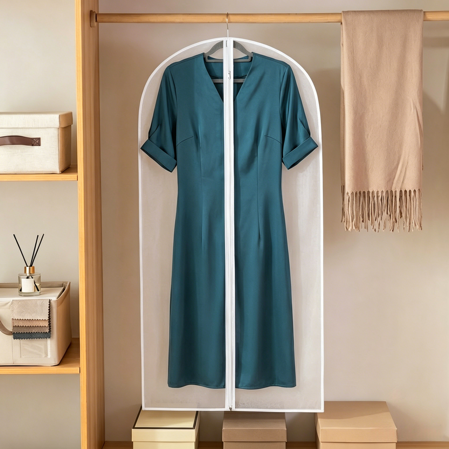 Premium Over-the-Hanger Garment Dust Cover