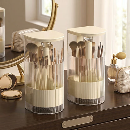 Pop-Up Dustproof Makeup Brush Organizer