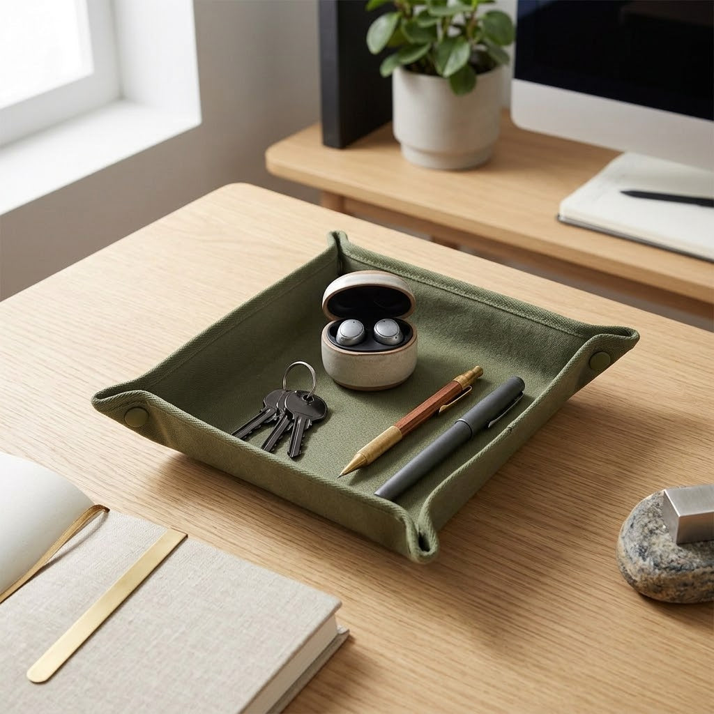 Foldable Travel Valet Tray
