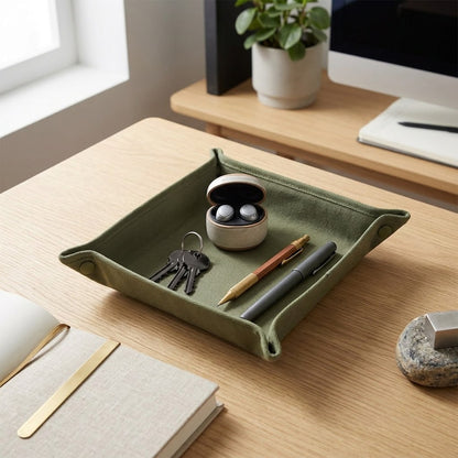 Foldable Travel Valet Tray