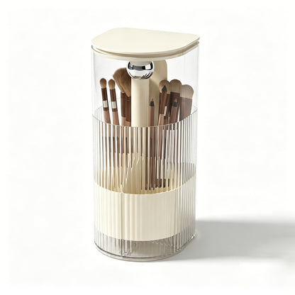 Pop-Up Dustproof Makeup Brush Organizer